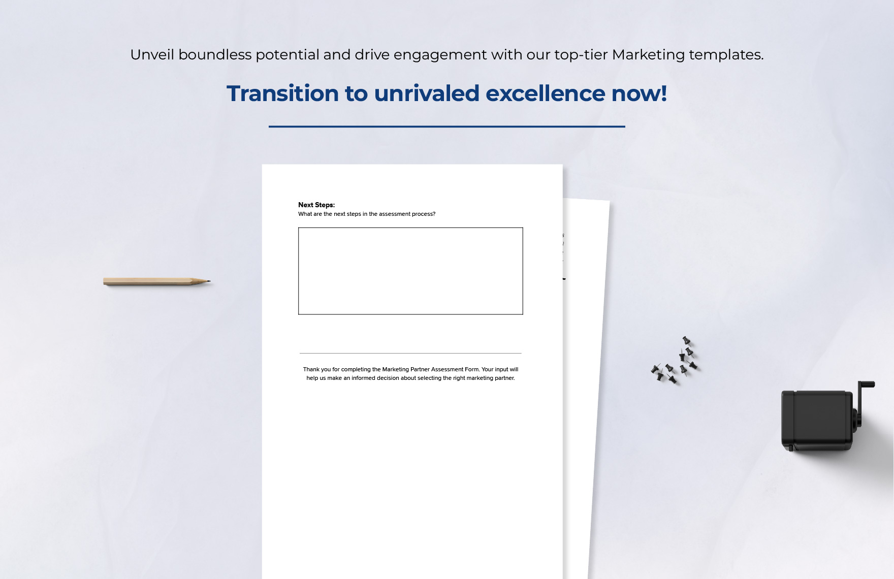 Marketing Partner Assessment Form Template