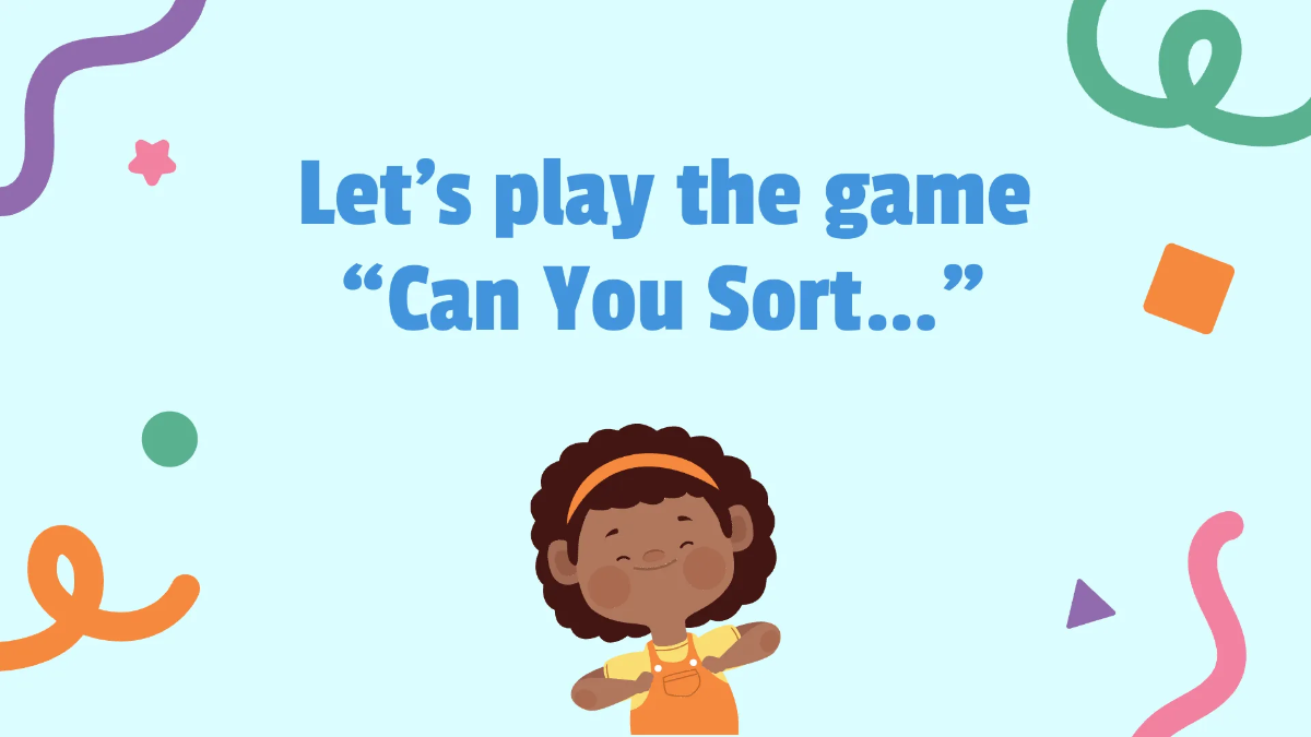 Free Sorting Objects by Attributes Template to Edit Online