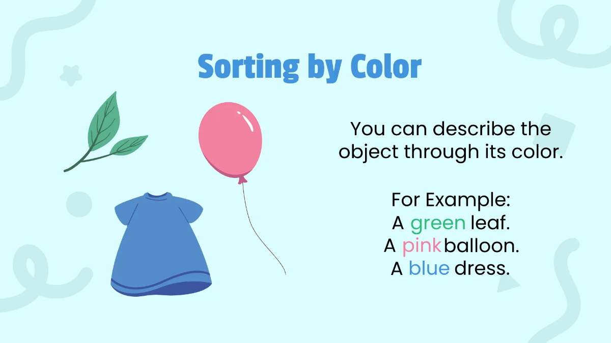 Free Sorting Objects by Attributes Template to Edit Online