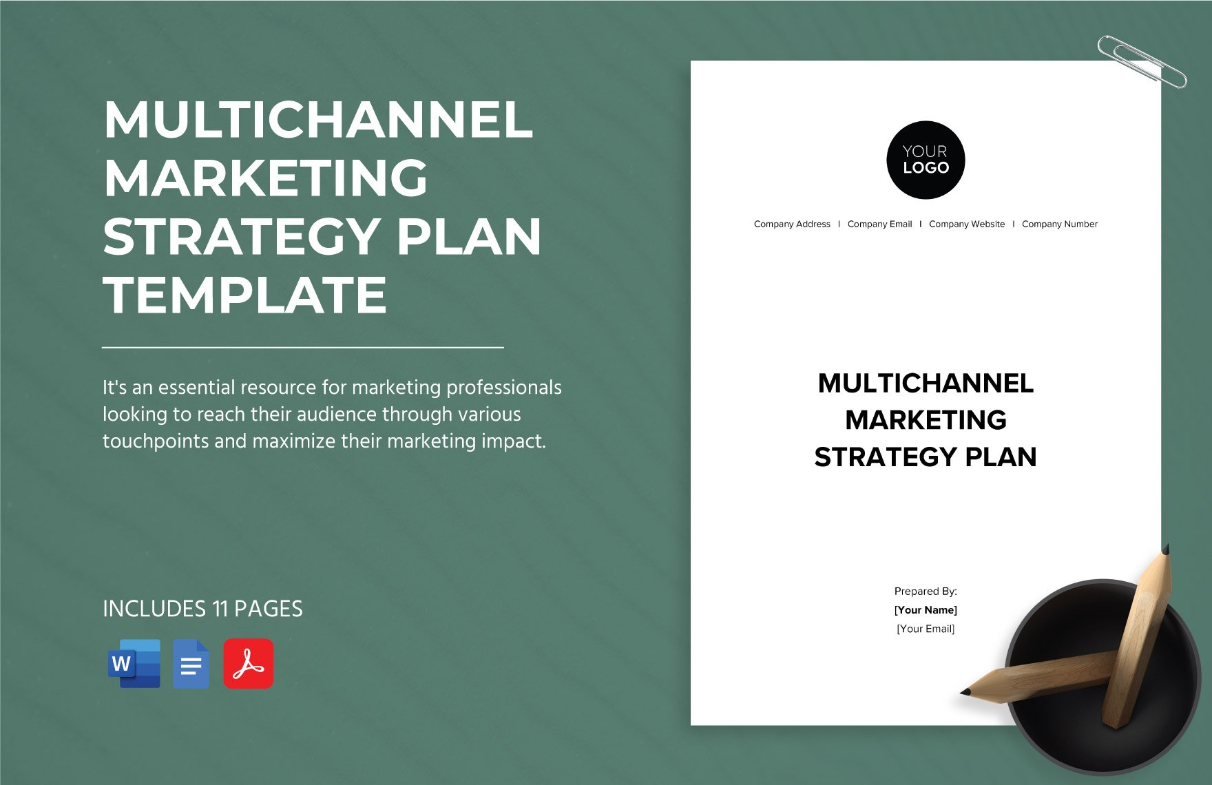 Multichannel Marketing Strategy Plan Template