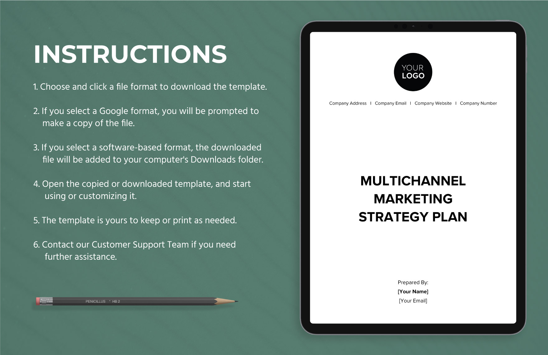 Multichannel Marketing Strategy Plan Template