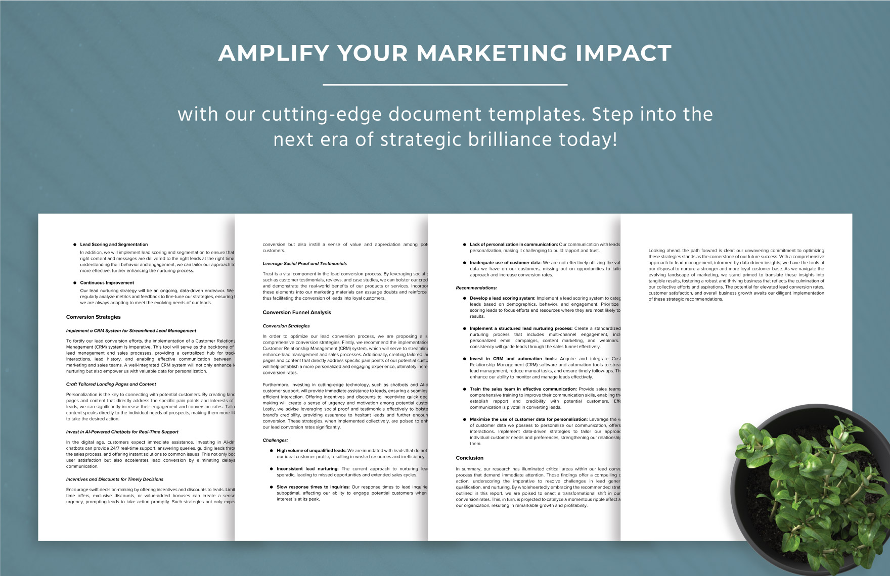 Marketing Lead Conversion Research Template