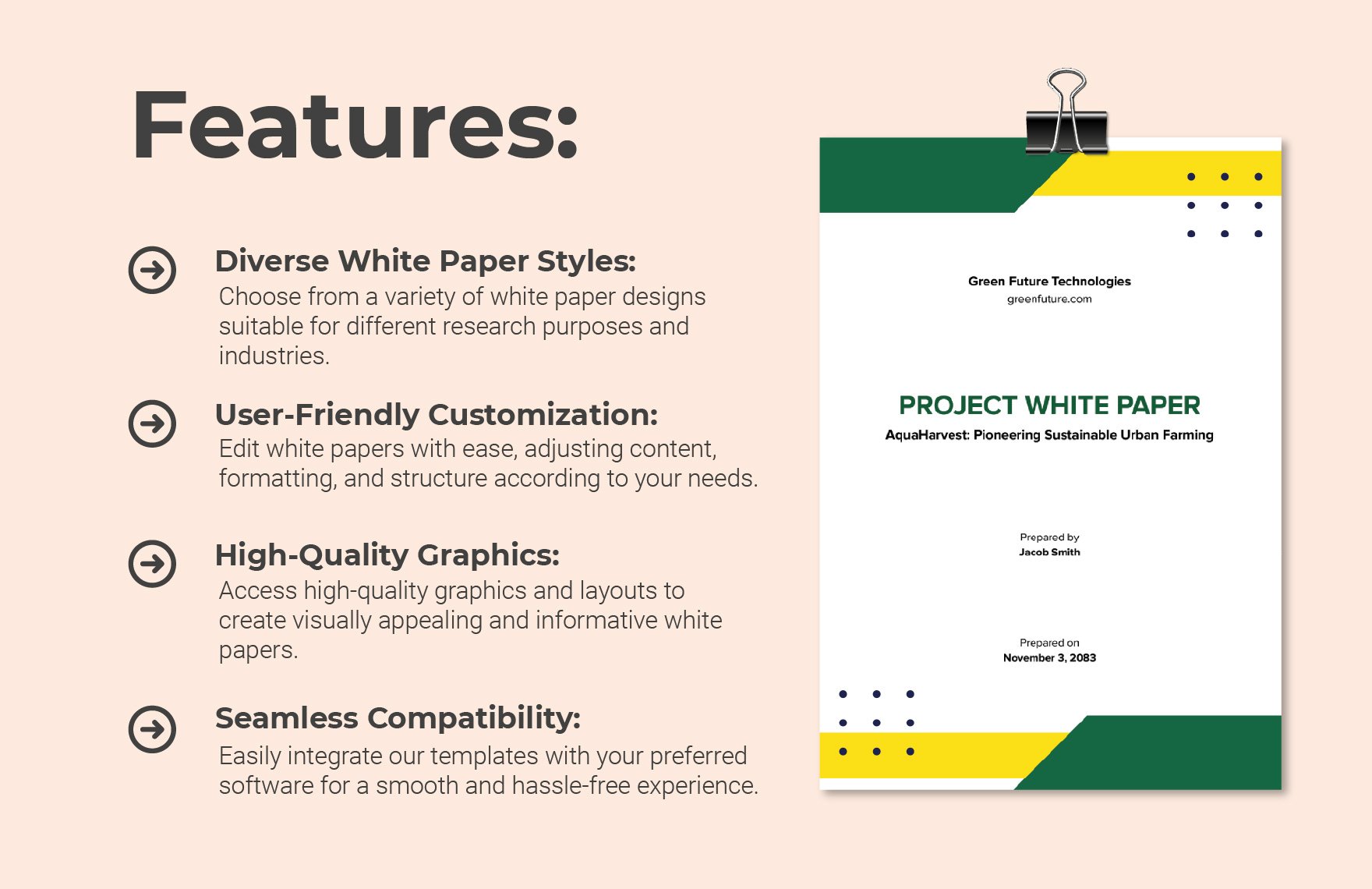 Project White Paper Template