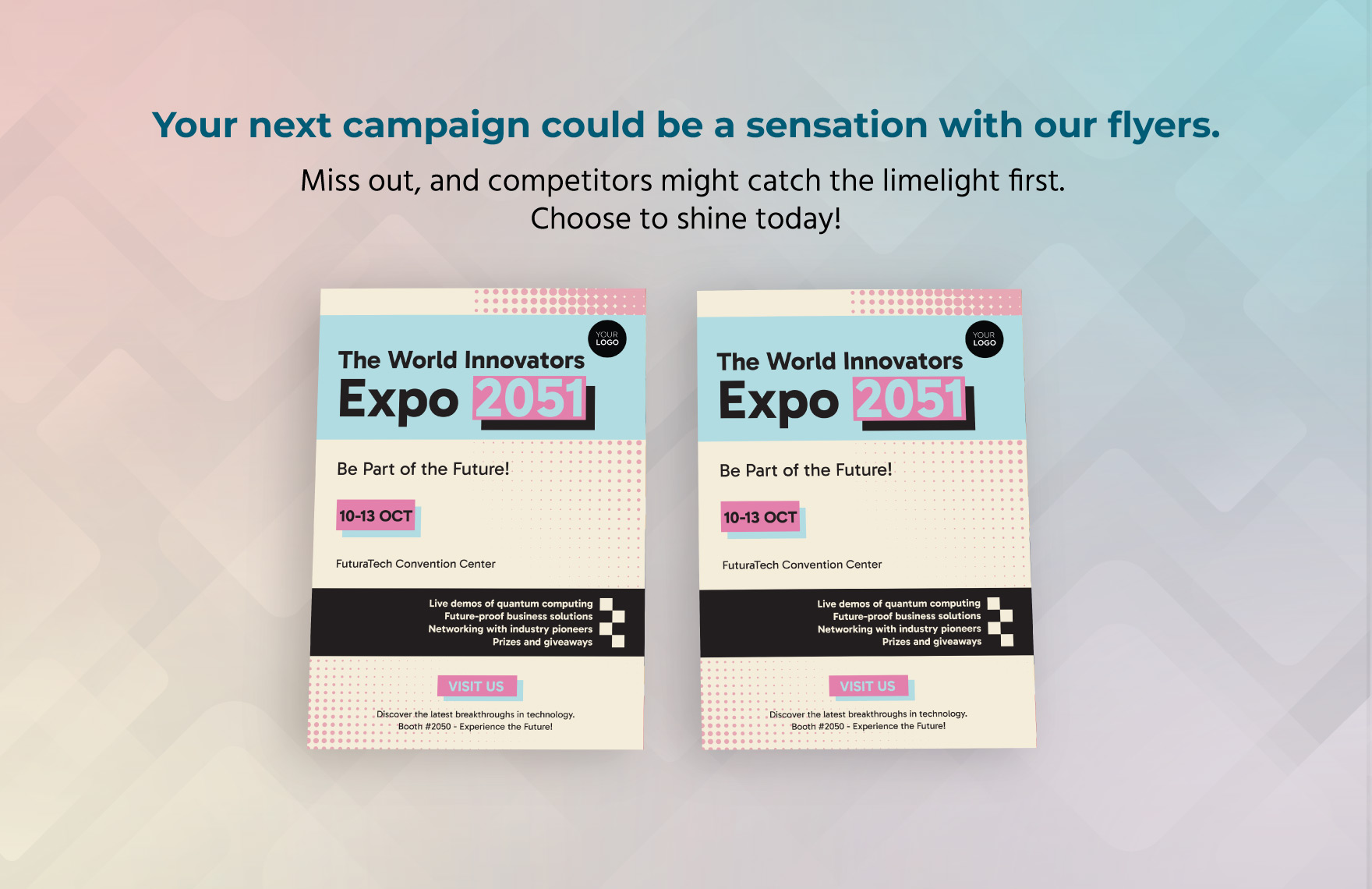 Trade Show or Expo Participation Flyer Template