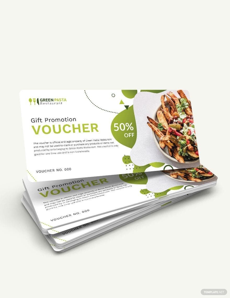 Gift Promotion Voucher Template