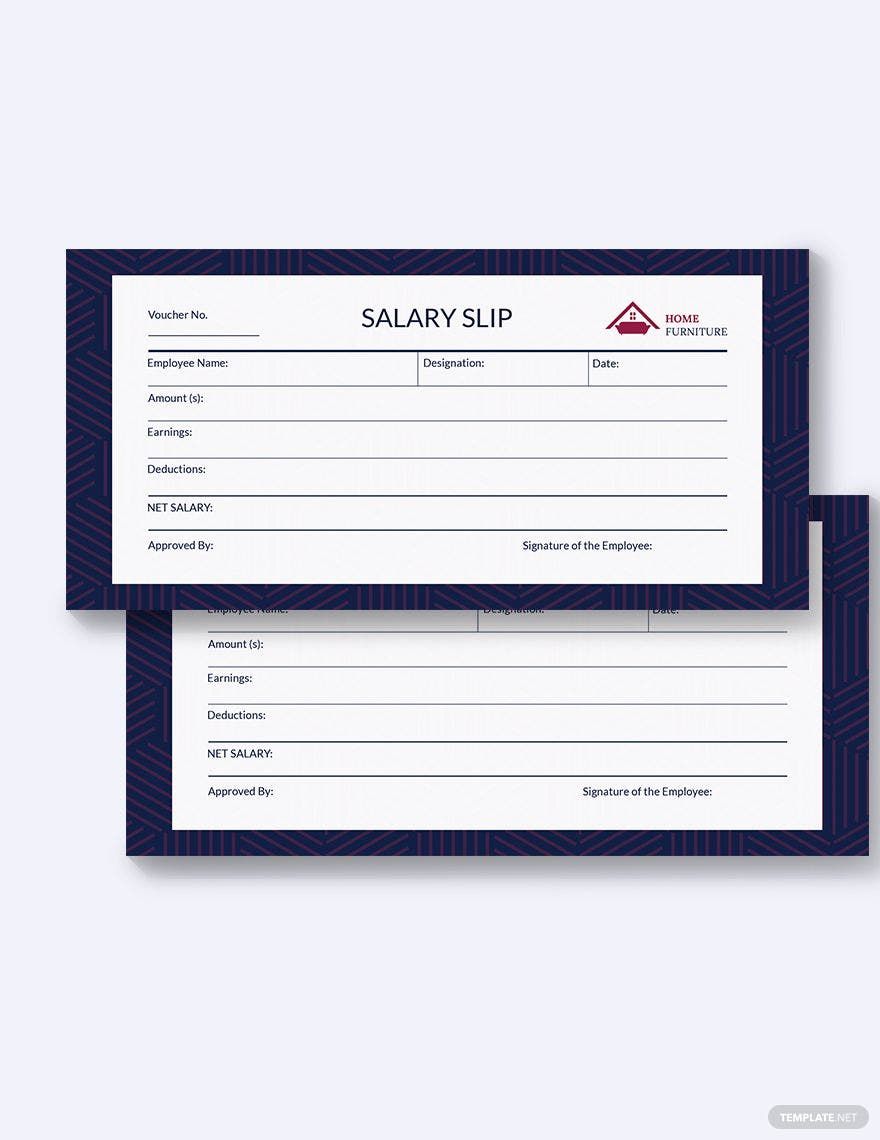 Salary Money Voucher Template