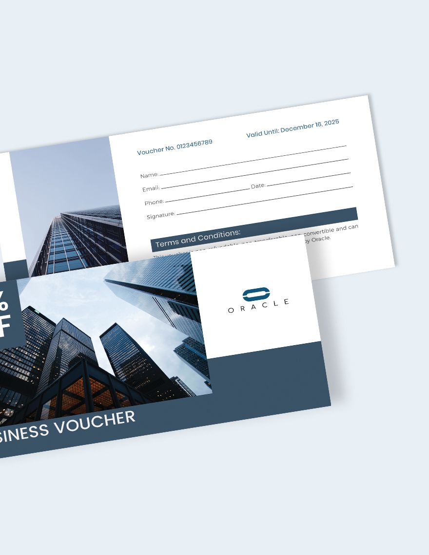 Sample Business Voucher Editable