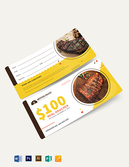 17+ Food Voucher Templates - Word, Docs, PDF