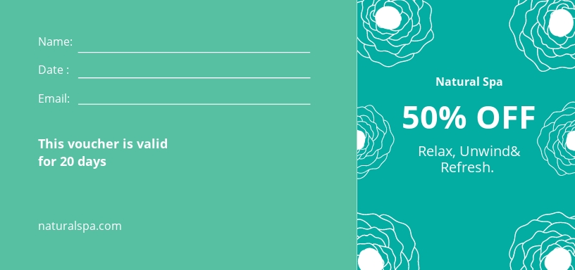 22+ FREE Spa Voucher Templates [Customize & Download] | Template.net