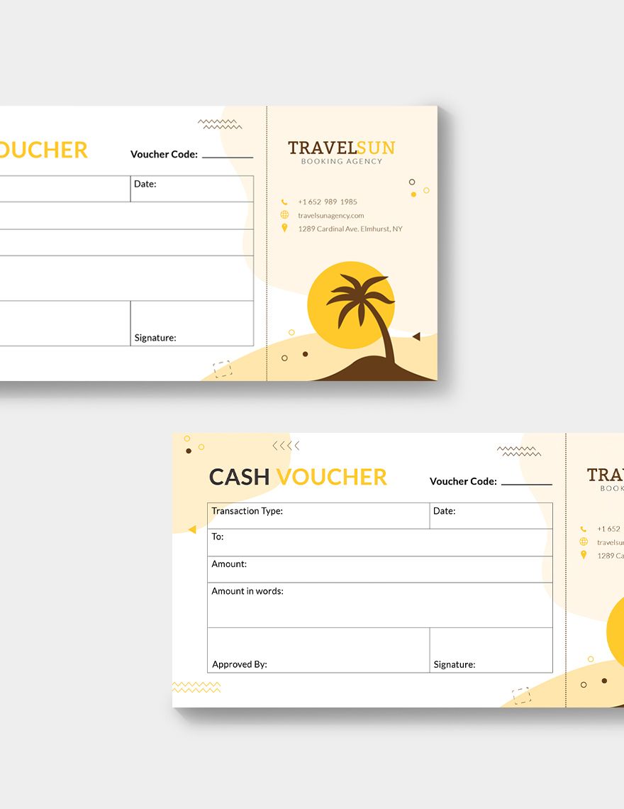 Travel Cash Voucher
