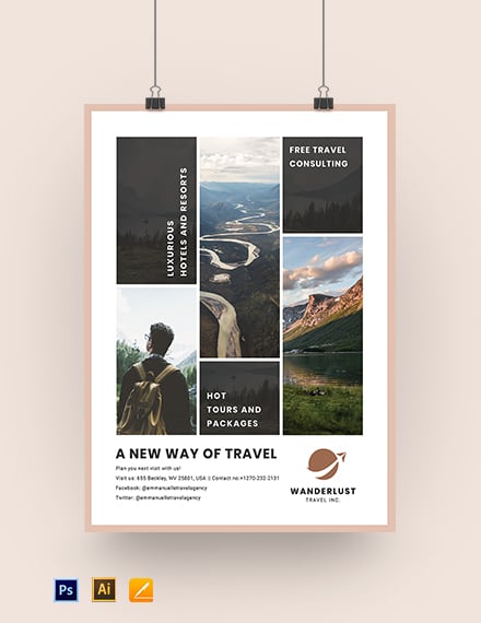 London Travel Guide Book Poster Template and Ideas for Design