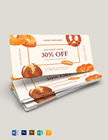 baking voucher template