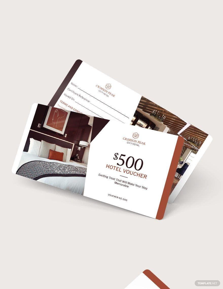 Hotel Promotion Voucher Template in Word, Illustrator, PSD, Apple Pages, Publisher