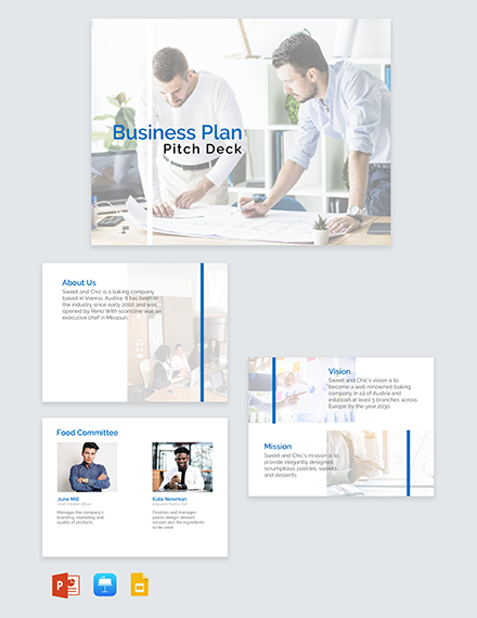 Business Plan Pitch Deck Template