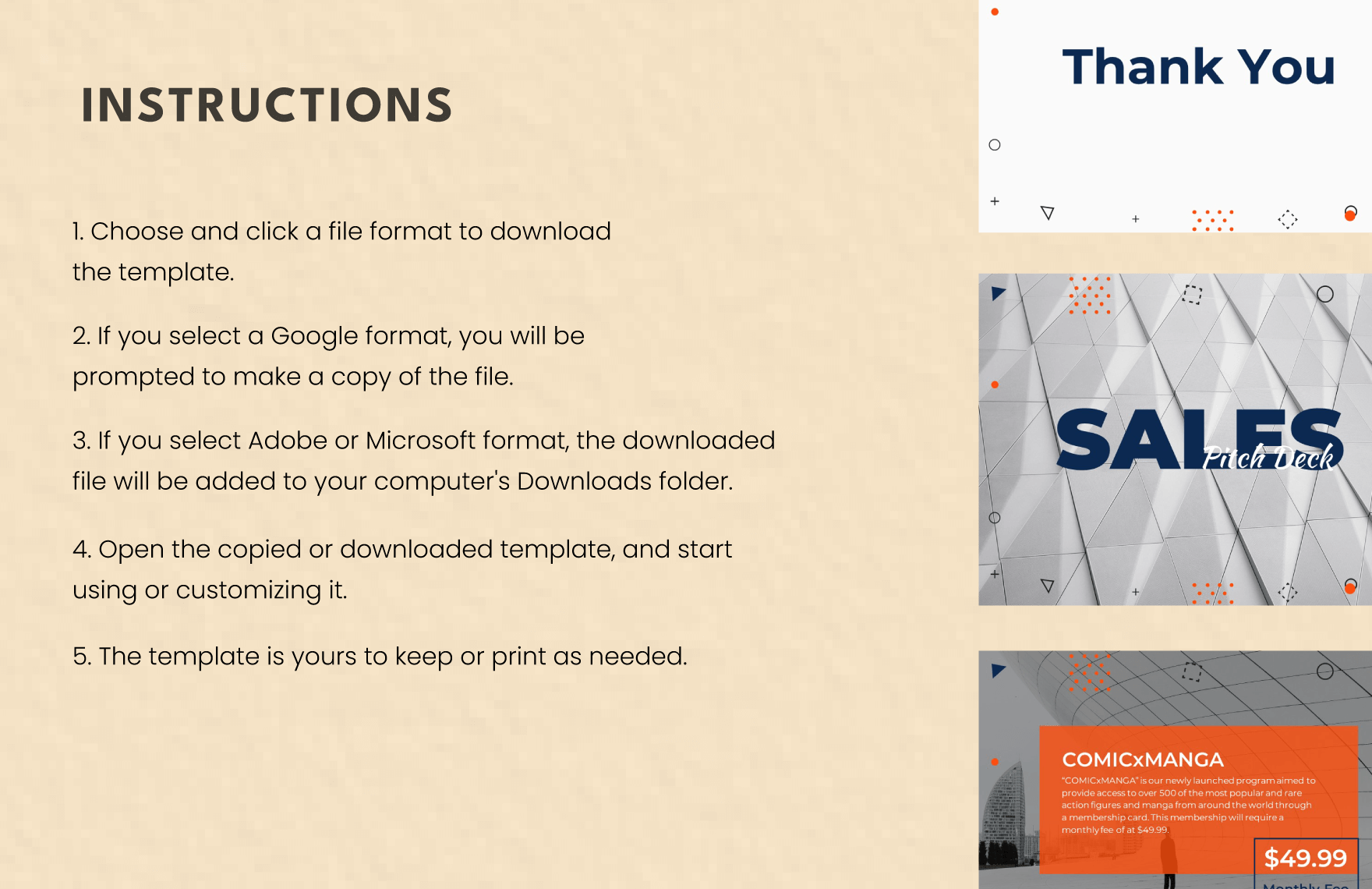 Sales Pitch Deck Template