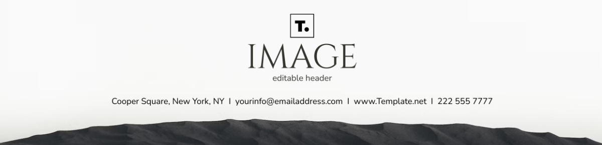Image Editable Header