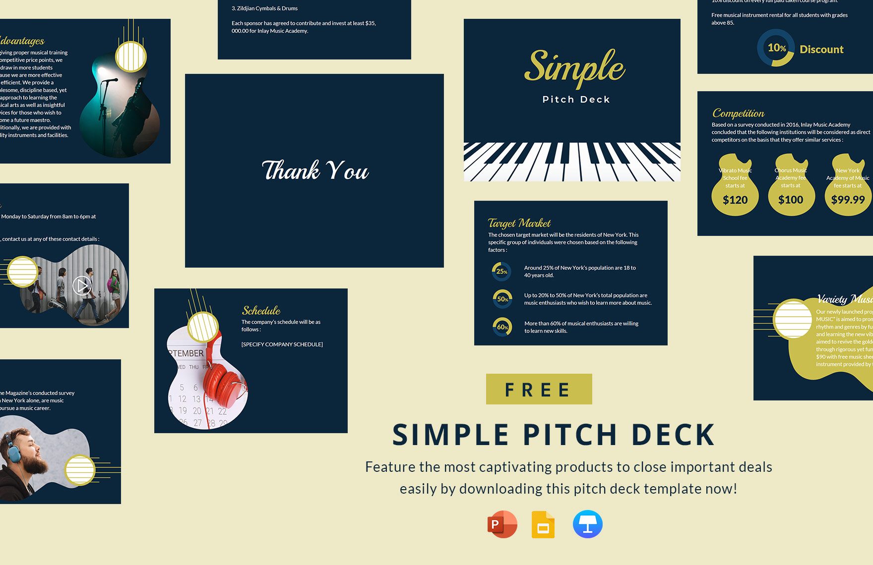 Simple Pitch Deck Template