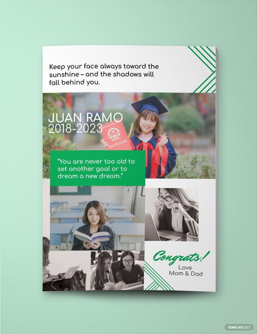 Full Page Senior Yearbook Ad Template