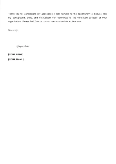 Free Accounting Student Cover Letter to Edit Online