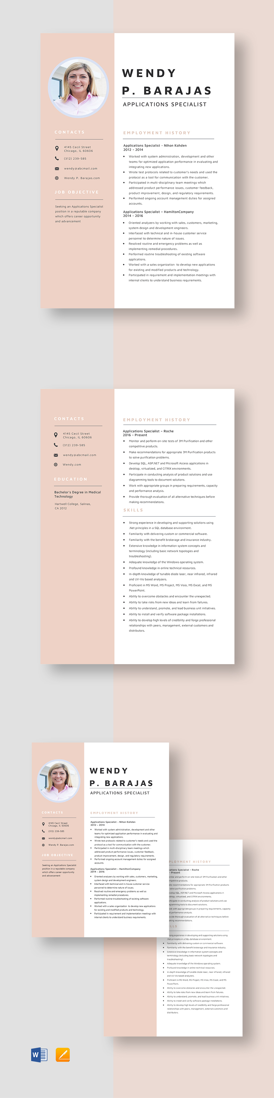 Early Intervention Specialist Resume Template Word Apple Pages Early Intervention Specialist Resume Template Word Apple Pages