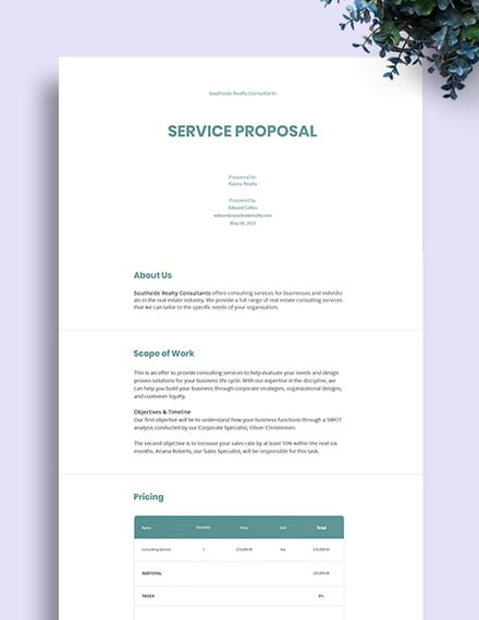 466+ FREE Sample Proposal Templates [Edit & Download] | Template.net