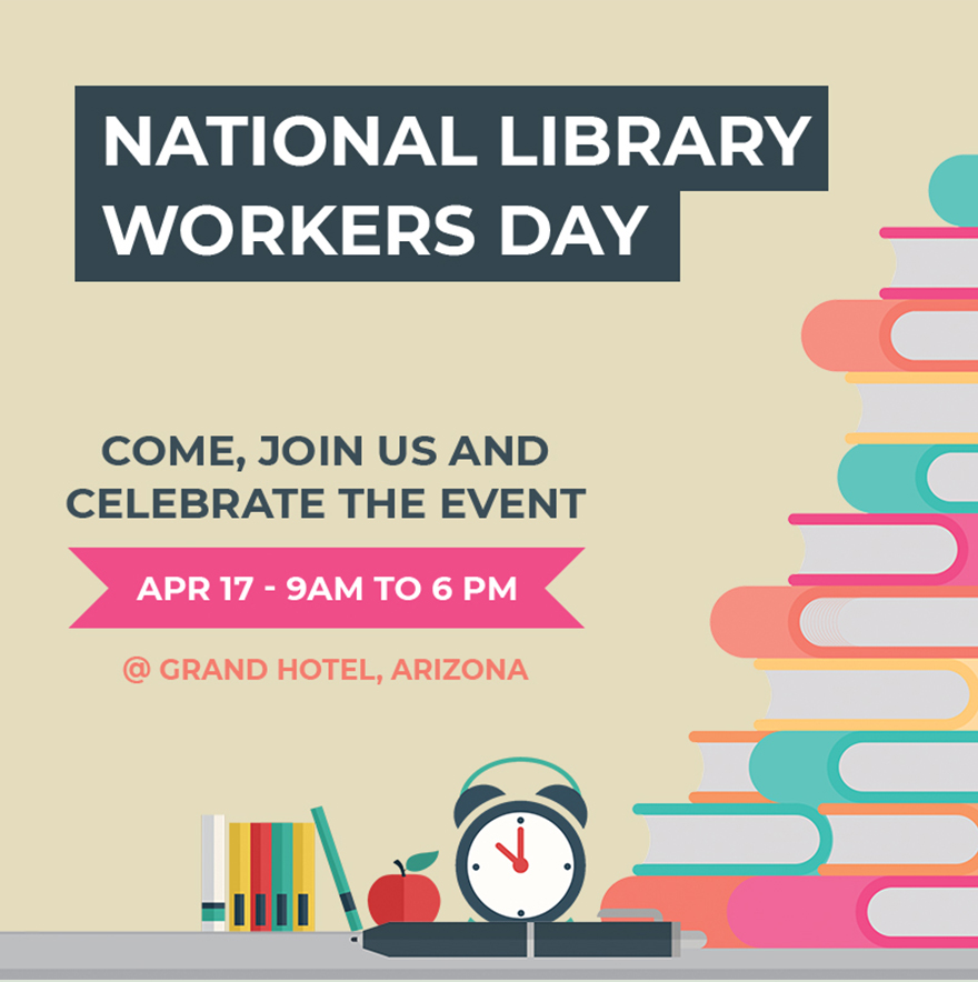 Free National Library Workers Day YouTube Profile Photo 