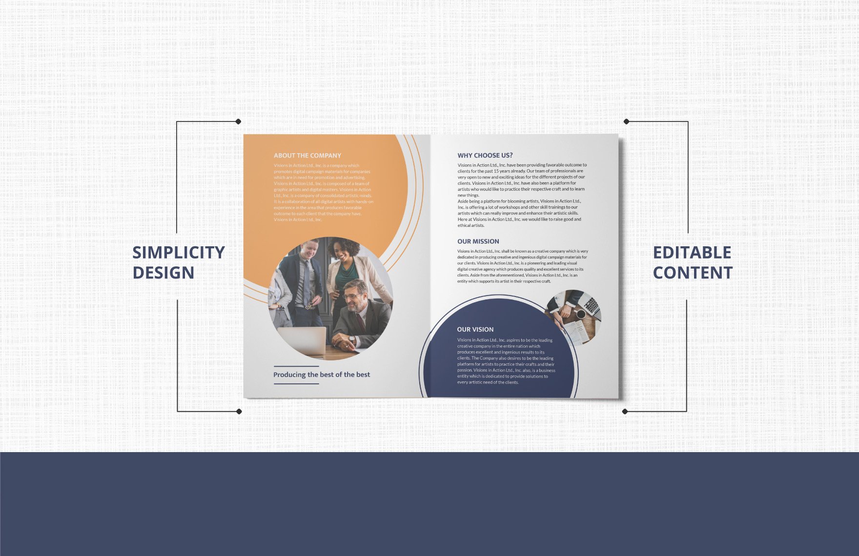 Proposal Bi-Fold Brochure Template