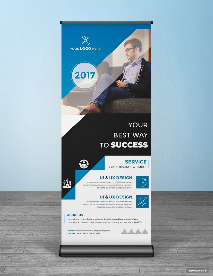 Multipurpose Roll Up Banner Template