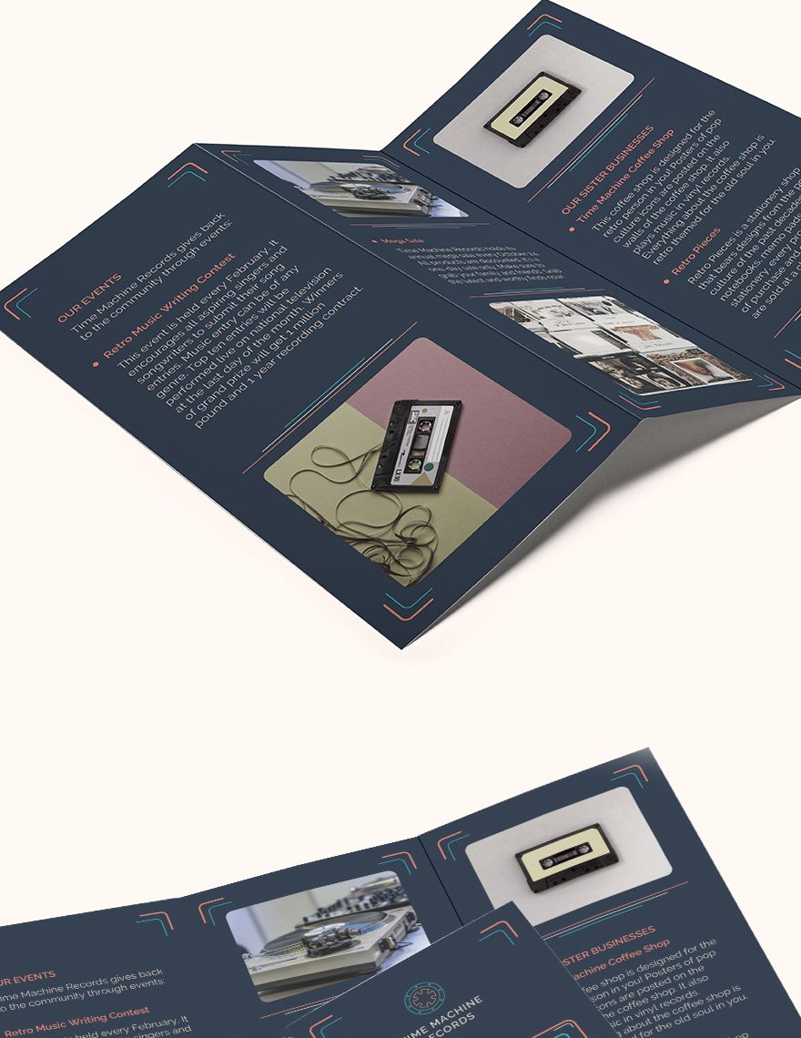 Retro Business TriFold Brochure