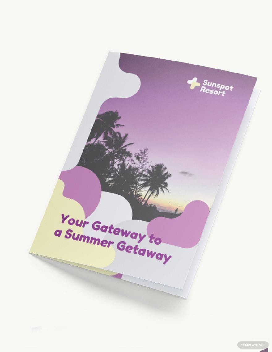 Summer Bi-Fold Brochure Template