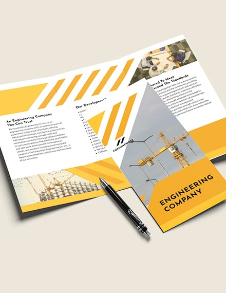 Engineering Brochure Templates