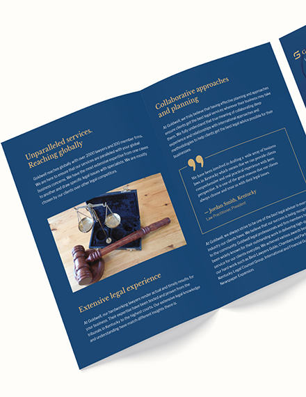 Law Firm Tri Fold Brochure Template Indesign Indd Brochure Throughout