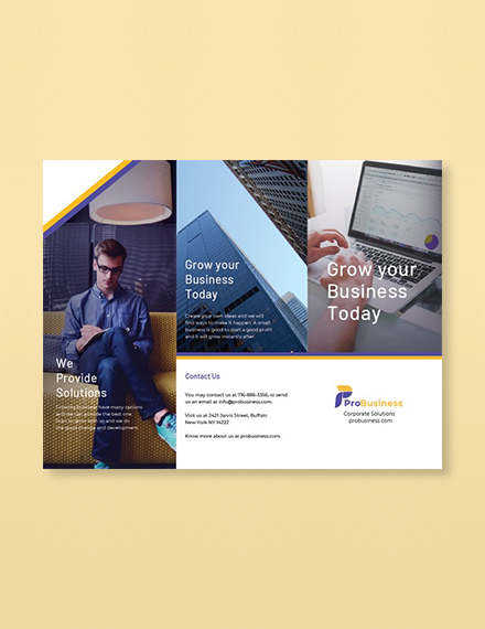 Free Corporate Business Brochure Template
