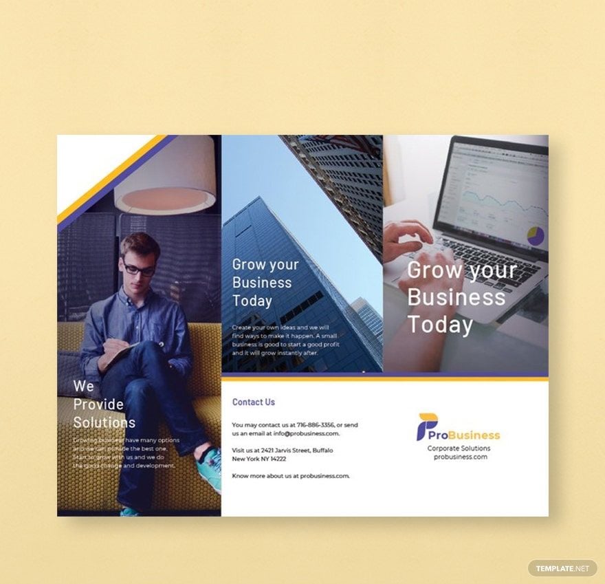 Corporate Business Brochure Template in Word, Google Docs, Illustrator, PSD, Apple Pages, Publisher