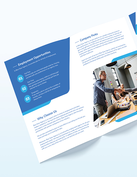 Employment Agency BiFold Brochure Download