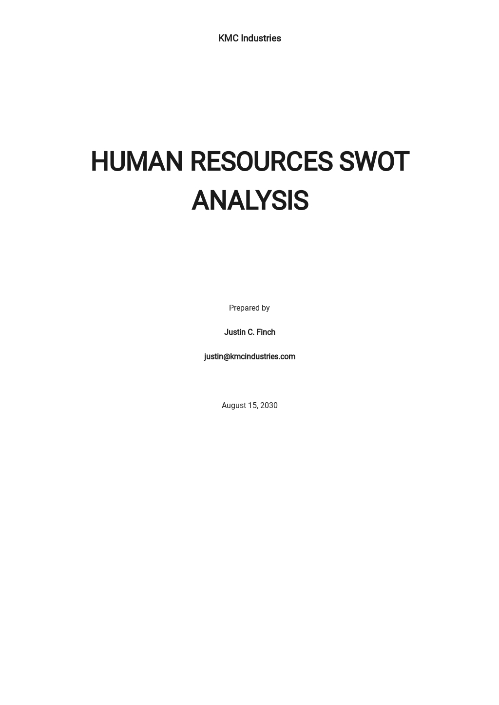 SWOT Analysis for Human Resources Template.jpe