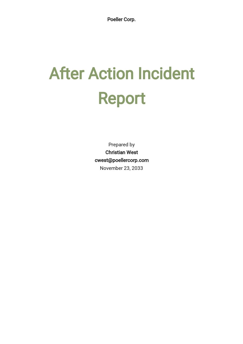 8+ FREE After Action Report Templates [Edit & Download]