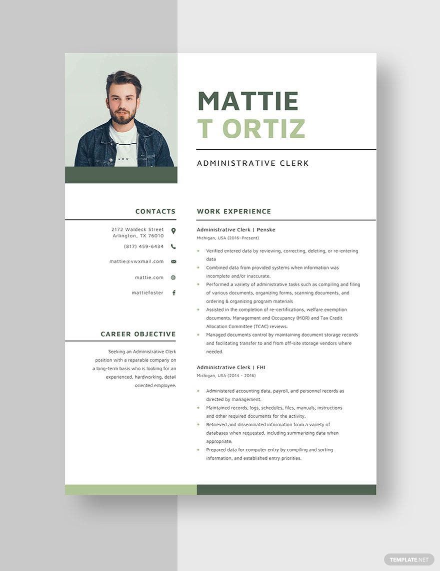 Experience Administrative Assistant Resume In Word Download 