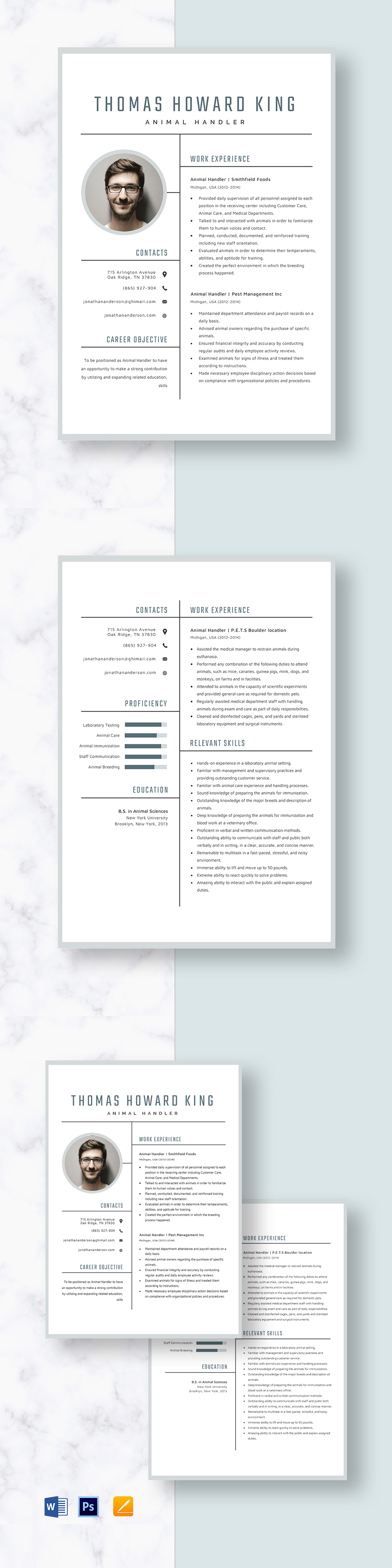 Munitions Handler Resume Template - Google Docs, Word, Apple Pages ...