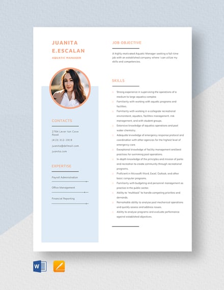 how to open apple pages resume templates