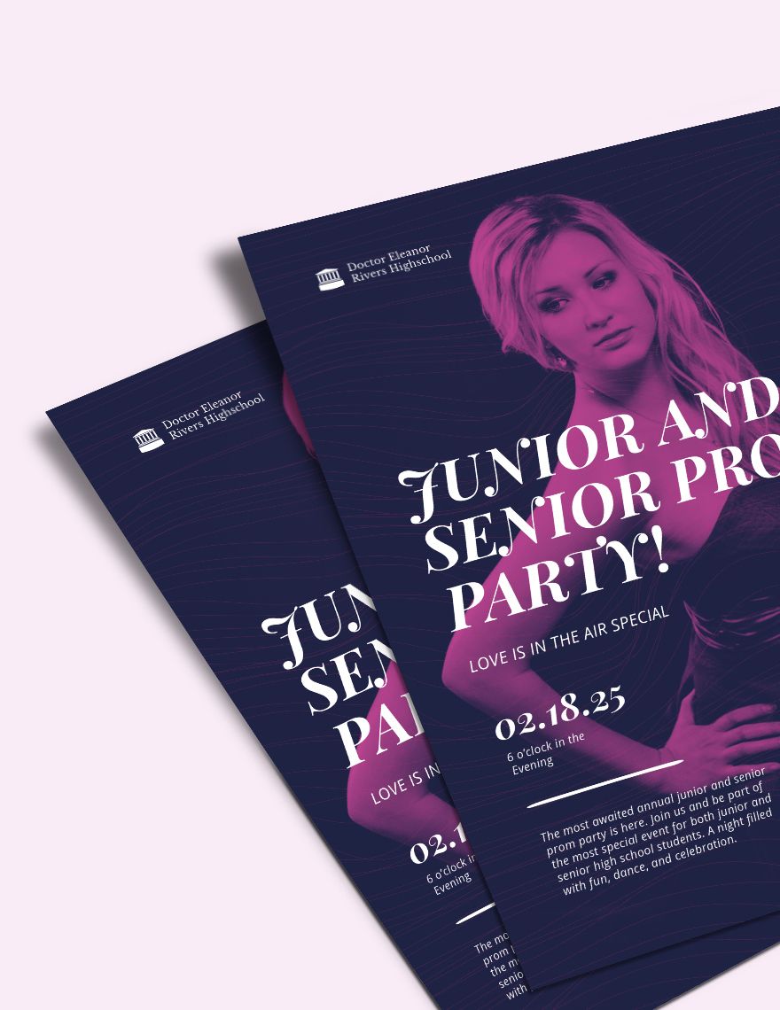 Prom Party Flyer Template