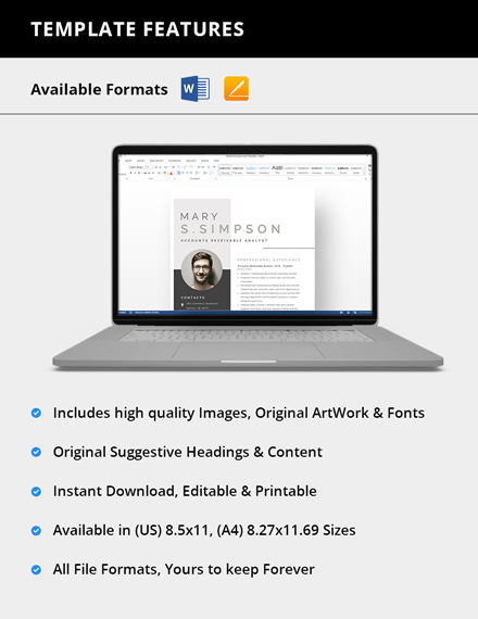 accounts-receivable-analyst-resume-template-word-apple-pages