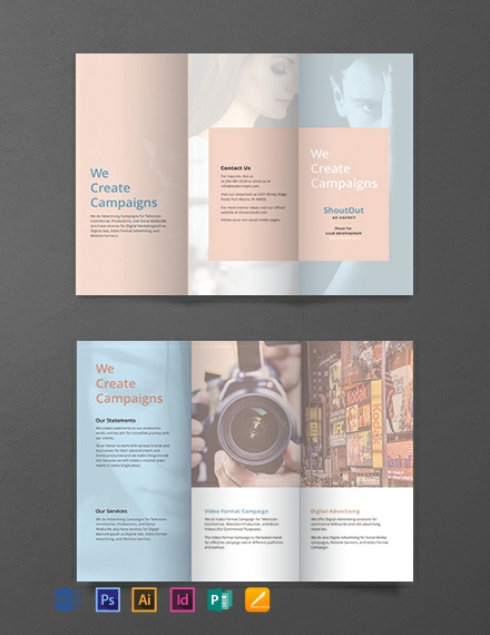 editable blank brochure templates free download word