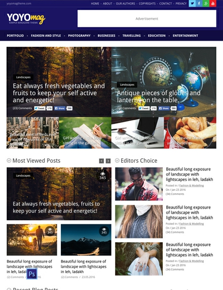 Free Online Magazine Psd Website Template 157 Free Online Magazine Psd Website Template