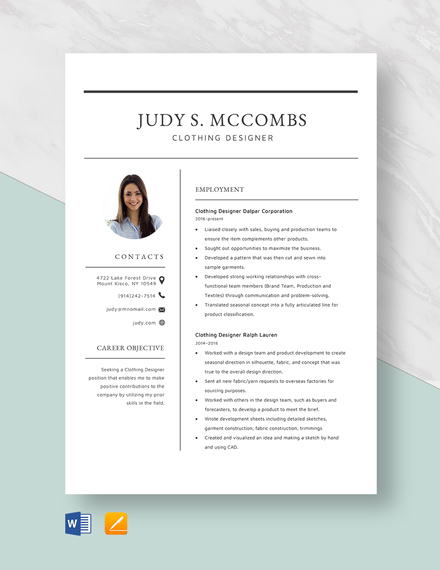 13+ FREE Designer Resume Templates - Word | PSD | InDesign | Apple (MAC ...