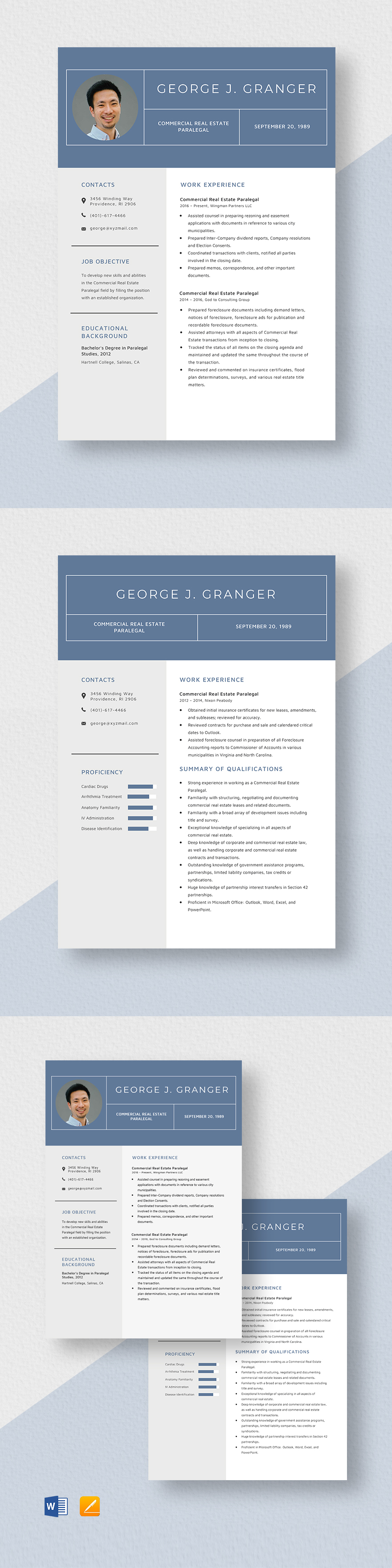 Free Commercial Electrician Resume Template - Word, Apple Pages ...