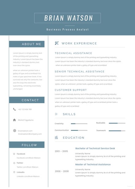 Free Senior Manager Resume Template | Free Templates