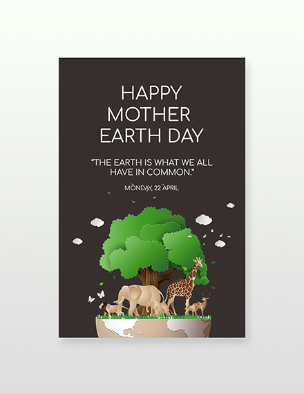 Free Tumblr Earth Day Template to Edit Online