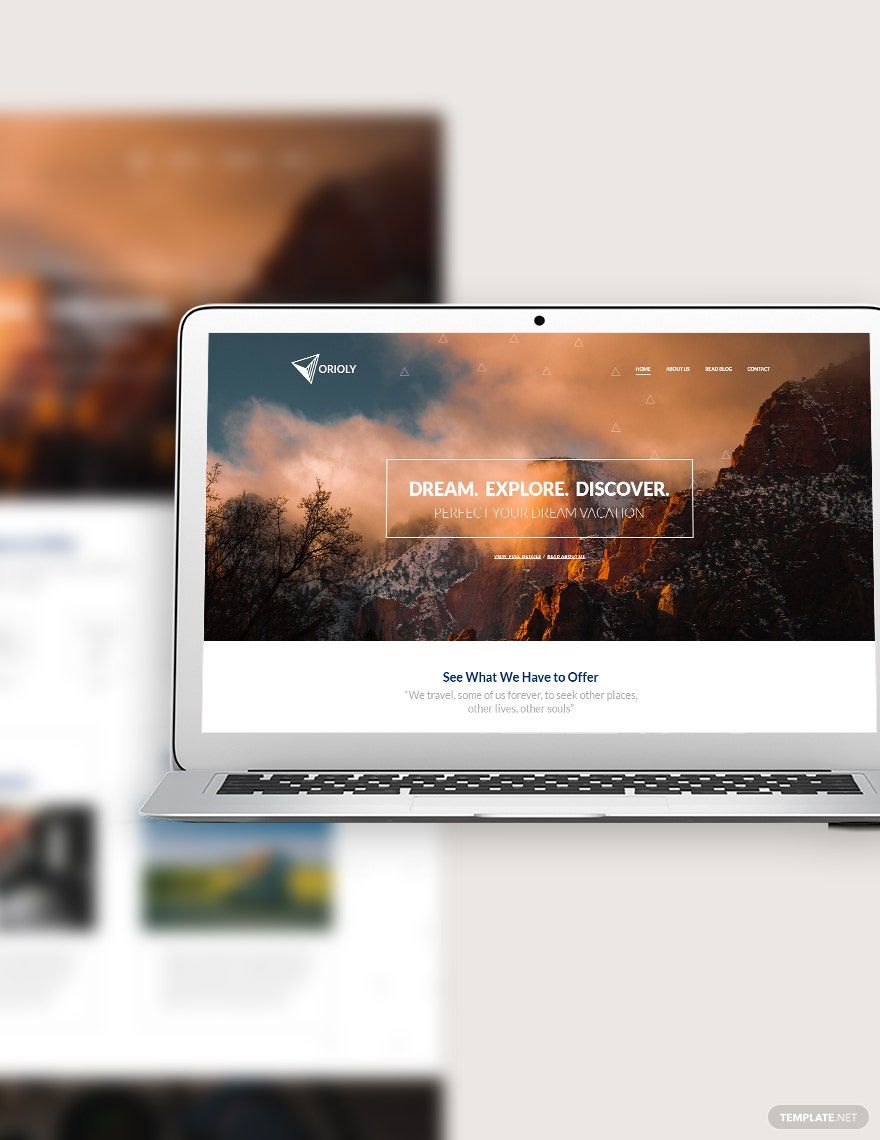 Tours & Travels Bootstrap Landing Page Template