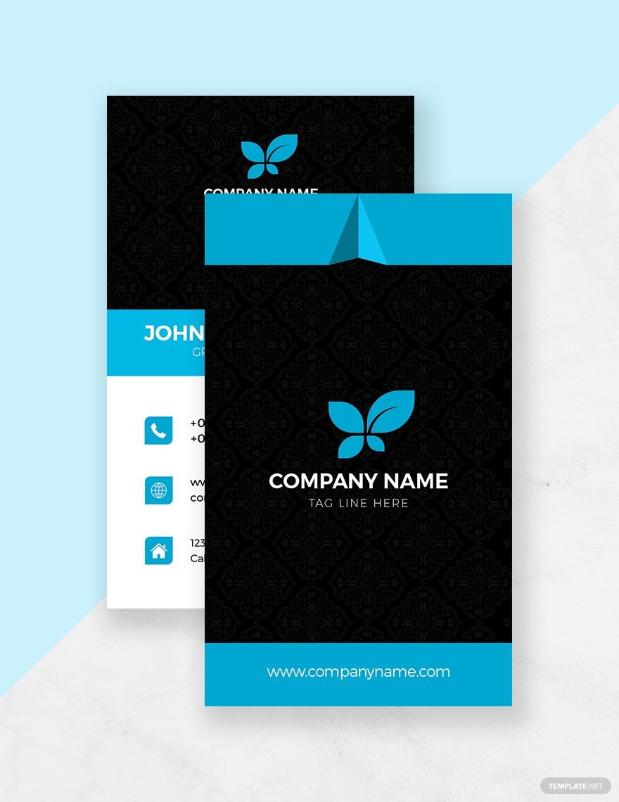 Business Style Trading Card Template